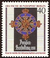 West Berlin 1981 Prussian Exhibition Stamp. SGB620.