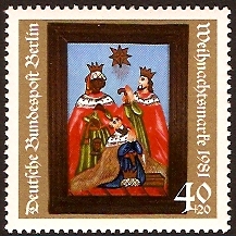 West Berlin 1981 Christmas Stamp. SGB626.