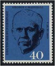 Germany 1960 General Marshall Stamp. SG1258.