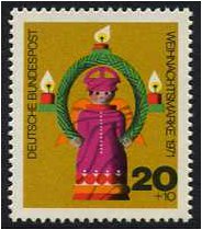 Germany 1971 Christmas Stamp. SG1611.