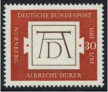 Germany 1971 Albrecht Durer Stamp. SG1586.