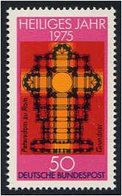 Germany 1975 Holy Year Stamp. SG1727. - Click Image to Close