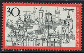Germany 1971 Tourism Stamp. SG1587.