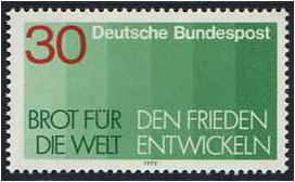 Germany 1972 Freedom from Hunger Stamp. SG1645.