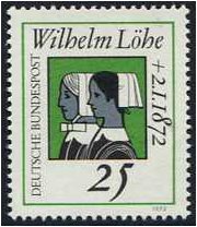 Germany 1972 Johann Wilhelm Lohe Stamp. SG1612.
