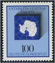 Germany 1981 Antarctic Treaty Stamp. SG1981.