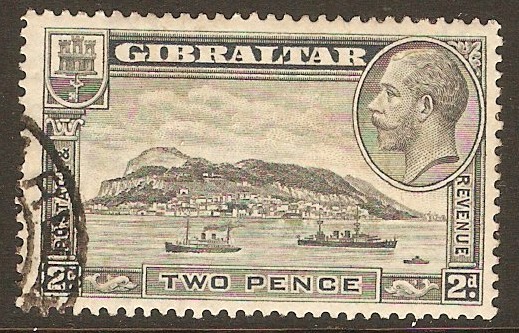 Gibraltar 1931 2d Pale grey. SG112.