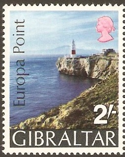 Gibraltar 1970 2s Europa Point Stamp. SG247.