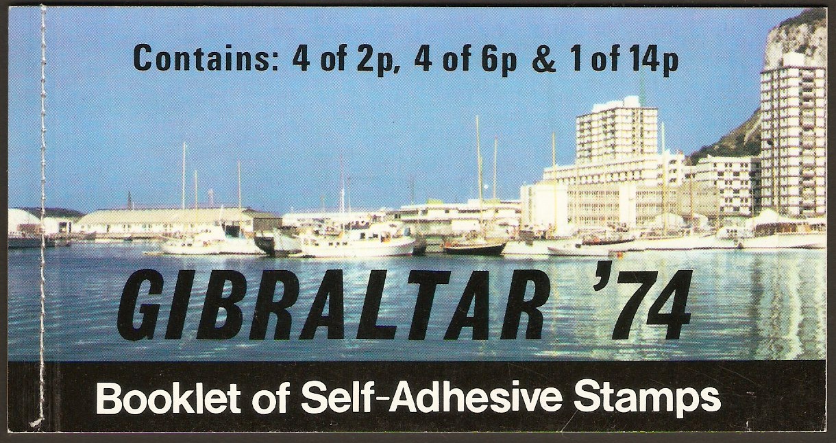 Gibraltar 1974 Stamp Booklet. SG325-SG327. - Click Image to Close