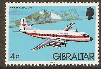 Gibraltar 1982 4p Aircraft Series. SG463.