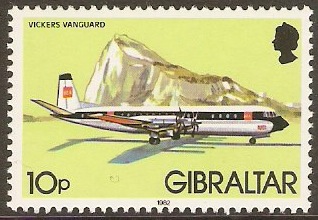 Gibraltar 1982 10p Aircraft Series. SG465.