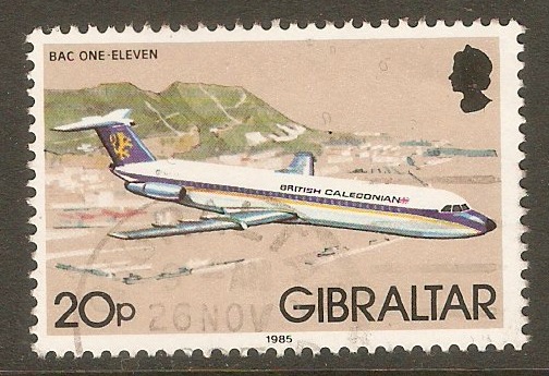 Gibraltar 1980 20p Aircraft series. SG469.