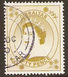 Gibraltar 1999 50p Bistre. SG868.