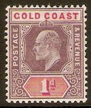 Gold Coast 1902 1d Purple and carmine. SG39. - Click Image to Close