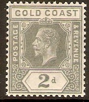 Gold Coast 1913 2d Grey. SG74.