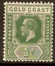 Gold Coast 1921 d Green. SG86.