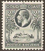 Gold Coast 1928 2d Slate. SG106.