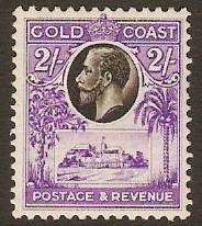 Gold Coast 1928 2s Black and bright violet. SG111.