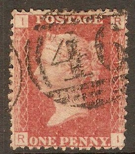 Great Britain 1858 1d Red - Plate 111. SG44.
