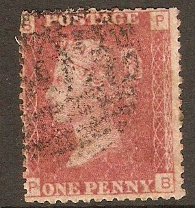 Great Britain 1858 1d Red - Plate 116. SG44.