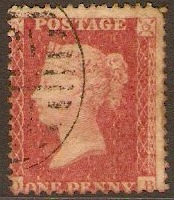 Great Britain 1841 1d Red-brown. SG8.