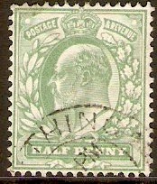 Great Britain 1911 d Dull green. SG268.