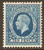 Great Britain 1934 10d Turquoise-blue. SG448.