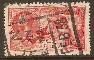Great Britain 1934 5s Bright rose-red. SG451.