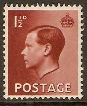 Great Britain 1936 1d Red-brown. SG459.