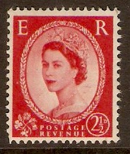 Great Britain 1952 2d Carmine-red. SG519.