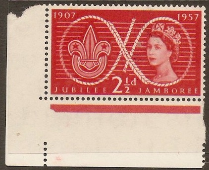 Great Britain 1957 2d Scout Jubilee Series. SG557. - Click Image to Close