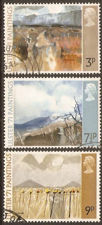 Great Britain 1971 Ulster '71 Festival Paintings Set. SG881-SG88
