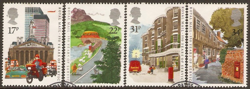 Great Britain 1985 Royal Mail Anniversary Set. SG1290-SG1293.