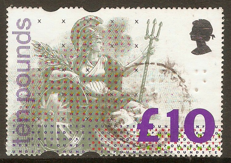 Great Britain 1993 10 Britannia stamp. SG1658.