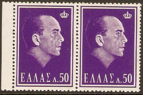 Greece 1964 50l Death of Paul I Series. SG938. - Click Image to Close