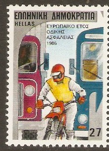 Greece 1986 27d Road Safety series. SG1729.