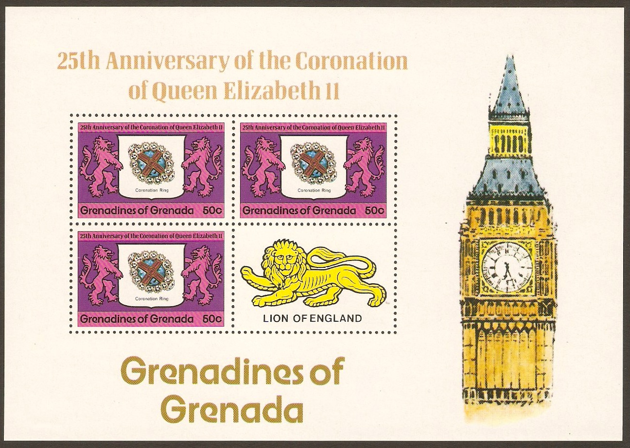 Grenadines of Grenada 1978 50c Coronation Anniv. Series. SG272.
