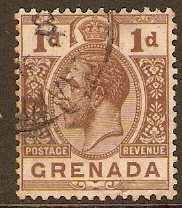 Grenada 1921 1d Brown. SG114.