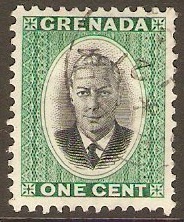 Grenada 1951 1c Black and emerald-green. SG173.