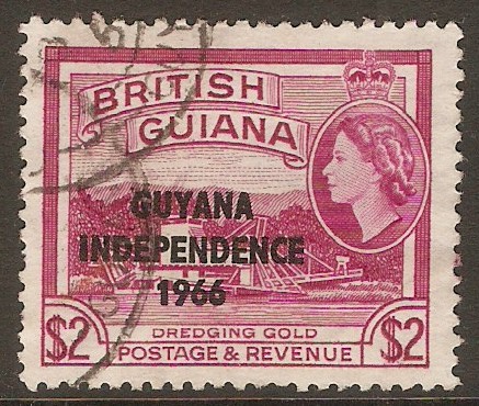 Guyana 1966 $2 Reddish mauve. SG407a.