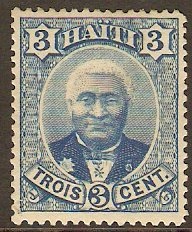 Haiti 1887 3c blue. SG26.