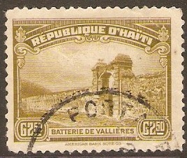 Haiti 1933 2g.50 Olive-bistre. SG324.