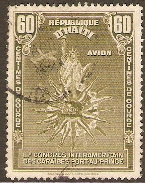 Haiti 1941 60c Olive. SG341.