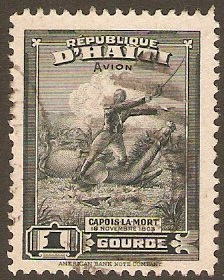 Haiti 1946 1g slate. SG413.