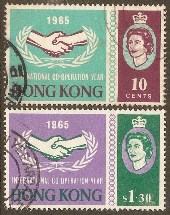 Hong Kong 1965 Int. Cooperation Year set. SG216-SG217. - Click Image to Close