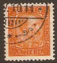 Iceland 1902 3a Orange. SG43.