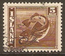 Iceland 1939 4a Brown. SG244a. - Click Image to Close