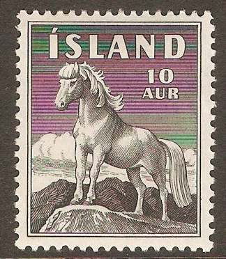 Iceland 1958 10a Black. SG355.