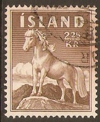 Iceland 1958 2k.25 Brown. SG357.