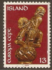 Iceland 1974 13k Europa Stamp. SG527.